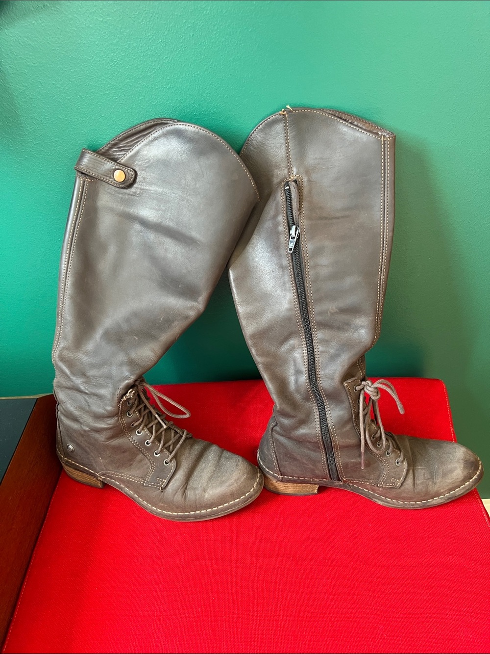 Women's Leather Riding Boot
